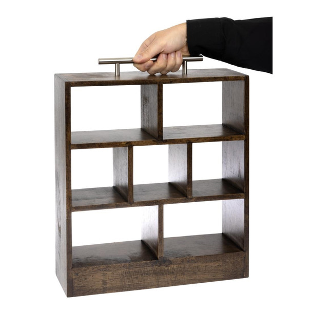 APS Hevea Wood Tea Rack GH409