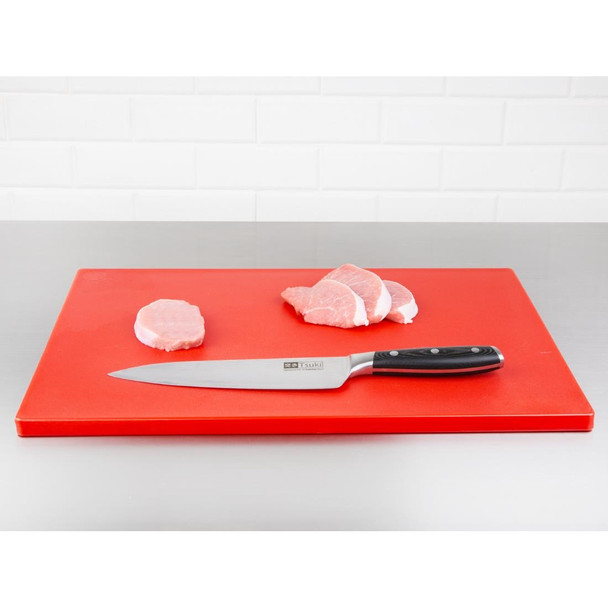 Hygiplas Extra Thick Low Density Red Chopping Board Large HC878
