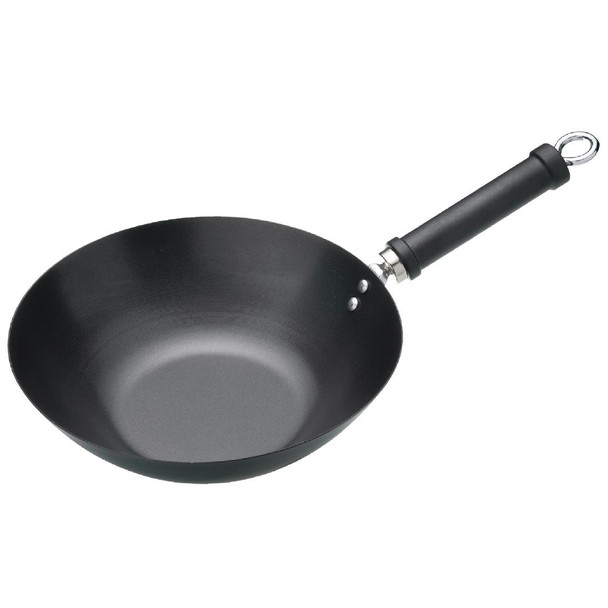 Kitchen Craft Non Stick Flat Base Wok 305mm K249