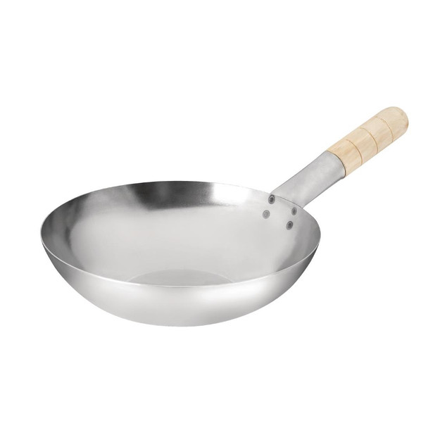 Vogue Mild Steel Wok Flat Base 254mm K295