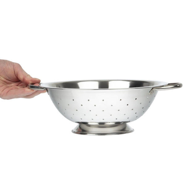 Vogue Stainless Steel Colander 11.5" K347