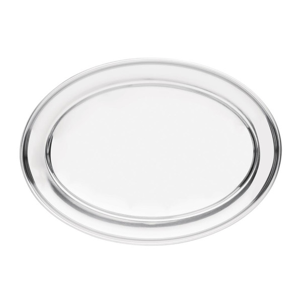 Olympia Stainless Steel Oval Serving Tray 300mm K363