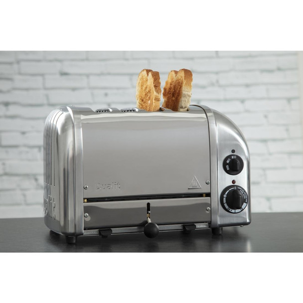 Dualit 2 x 2 Combi Vario 4 Slice Toaster Stainless 42174 L139