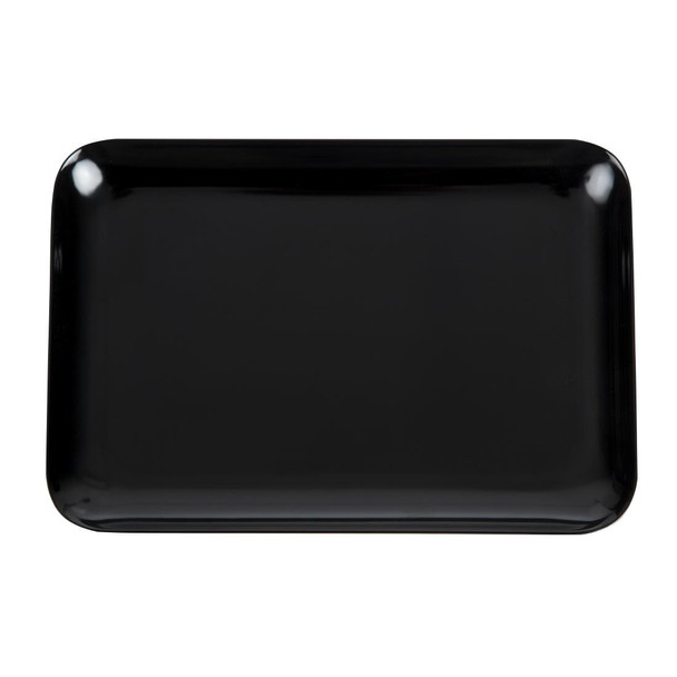 Dalebrook Melamine Small Rectangular Platter Black 240mm L289