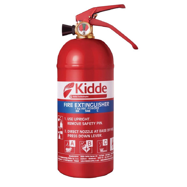 Kidde Multi Purpose Fire Extinguisher (A,B, C and electrical fires) L445