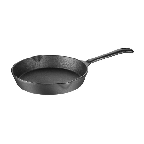 Vogue Round Cast Iron Skillet Pan 203mm M654