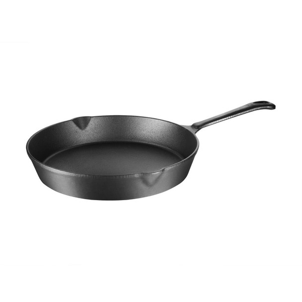 Vogue Round Cast Iron Skillet Pan 255mm M655