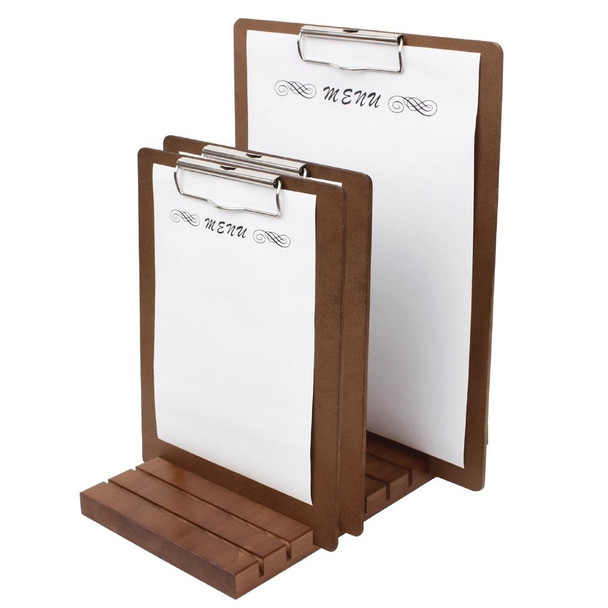 Special Offer Olympia Wooden Menu Presentation Clipboard A4 (Pack of 10) SA370