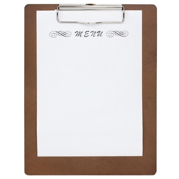 Special Offer Olympia Wooden Menu Presentation Clipboard A4 (Pack of 10) SA370