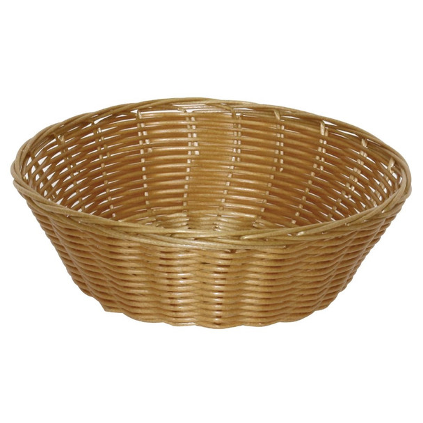Olympia Poly Wicker Round Food Basket (Pack of 6) T363