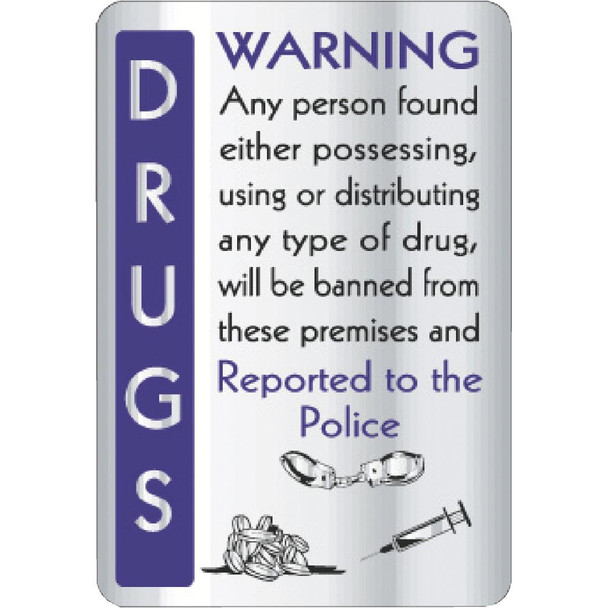 Vogue Drugs Warning Sign W325