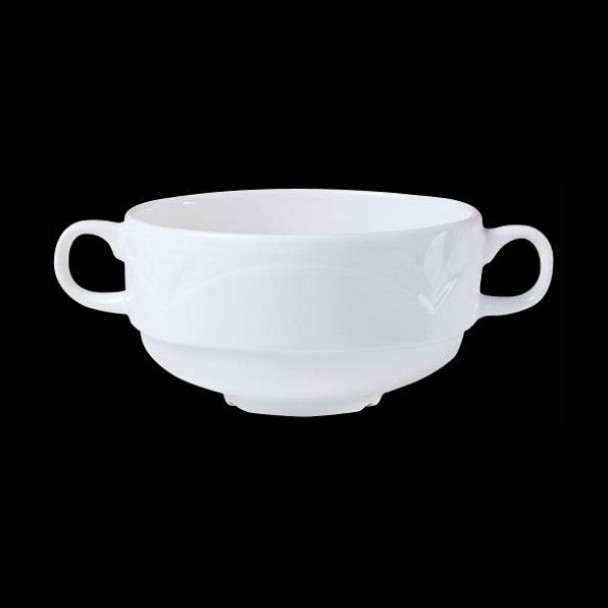 Steelite Bianco Soup Cup With Handles 28.5cl 10oz 36 Pack