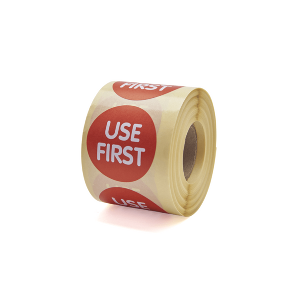 Use First Label Orange 2 Inch Round