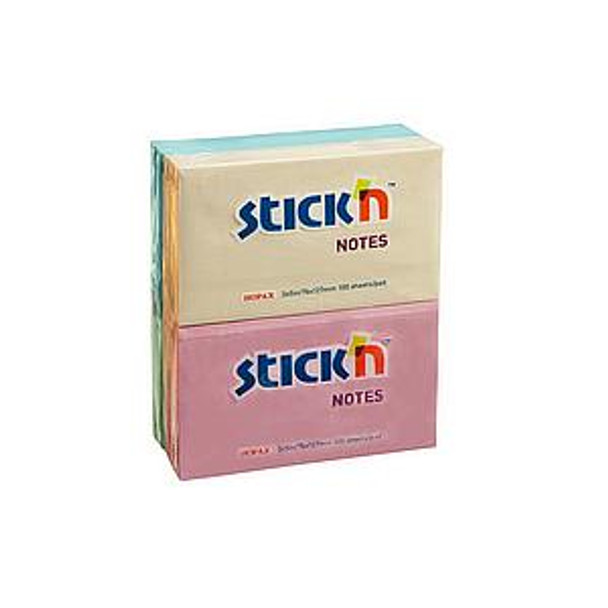 Value Range Repositionable Pastel Sticky Notes Pad Of 100 Sheets 76X127mm 12 Pack