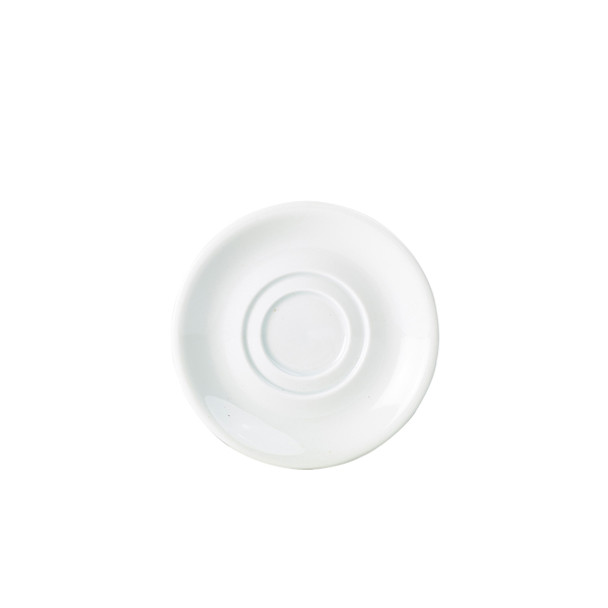 Genware Porcelain Double Well Saucer 15cm/6" 6 Pack