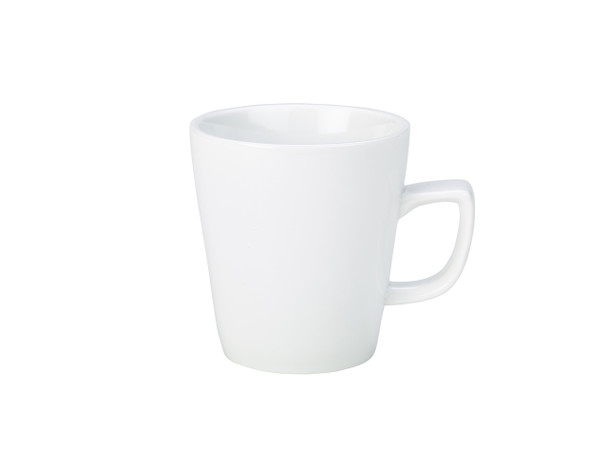 Genware Porcelain Compact Latte Mug 28.4cl/10oz 6 Pack