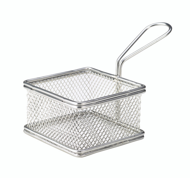 Serving Fry Basket Square 9.5X9.5X6cm 6 Pack