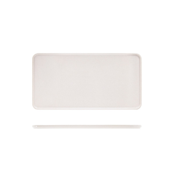 White Tokyo Melamine Bento Box Lid 34.8 x 18cm 6 Pack Group Image