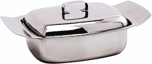 S/S Butter Dish & Lid 250G (0.5Lb) Group Image