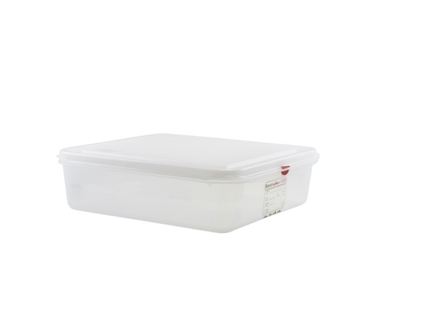 GN Storage Container 2/3 100mm Deep 9L 6 Pack