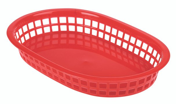 Fast Food Basket Red 27.5 x 17.5cm 6 Pack