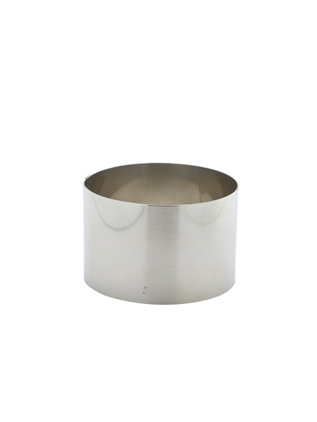 Stainless Steel Mousse Ring 9x6cm 12 Pack