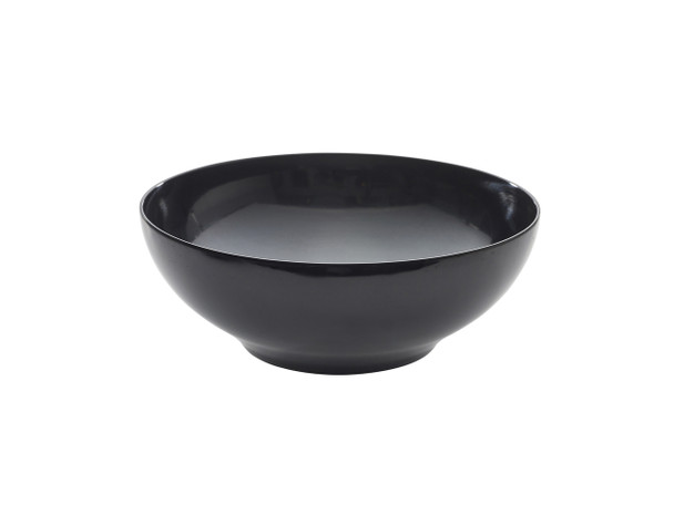 Black Melamine Round Buffet Bowl 25.7cm