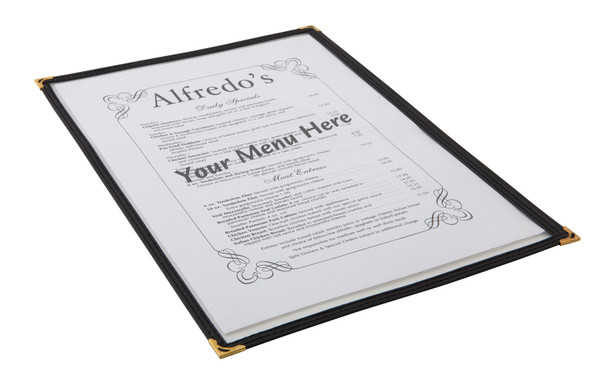 American Style Clear Menu Holder - 1 Page Group Image