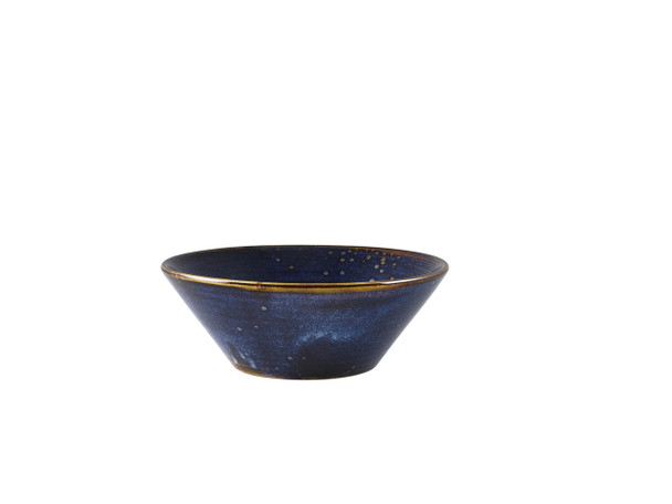 Terra Porcelain Aqua Blue Conical Bowl 16cm 6 Pack Group Image