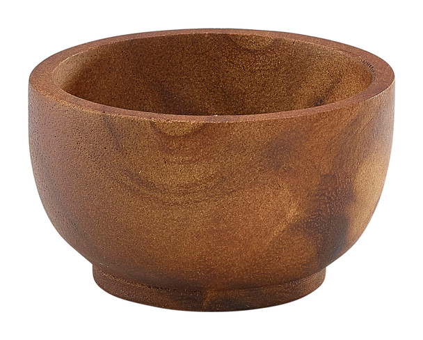 Acacia Wood Dip Pot 6cl/2oz Group Image