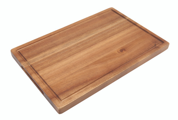 Genware Acacia Wood Serving Board 34 x 22 x 2cm Group Image