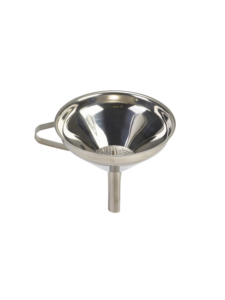 S/St.5"Funnel With Removable Strainer