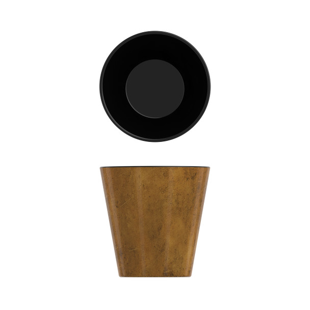 Copper/Black Utak Melamine Pot 9.5cm 6 Pack