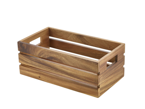 Genware Acacia Wood Box/Riser GN 1/3