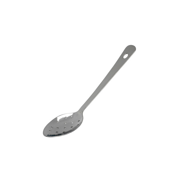 S/St.Perforated Spoon 10" With Hanging Hole