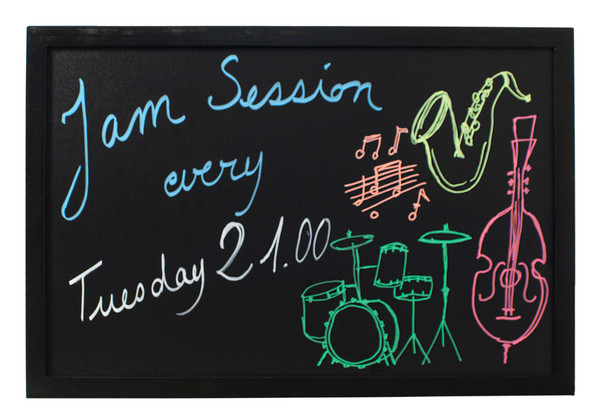 Wall Chalk Board 40 x 60cm  Black