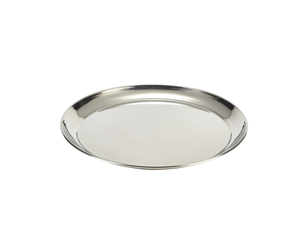 S/St. 14" Round Tray 350mm