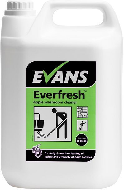 Evans Everfresh Apple Toilet and Washroom Cleaner 5Ltr