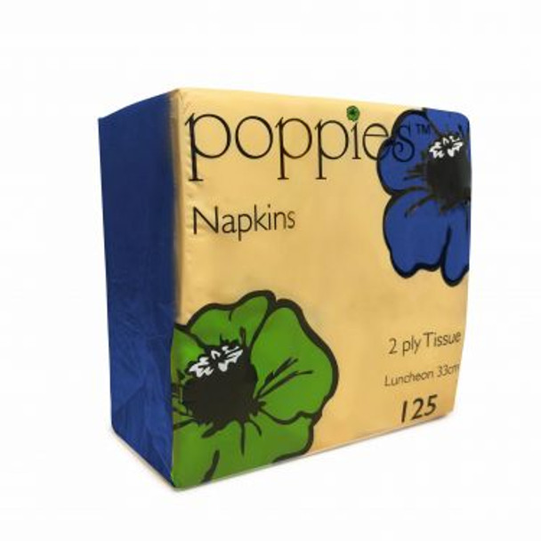 2 Ply Dark Blue Paper Napkin 8 Fold 40 x 40 cm 2000 Pack