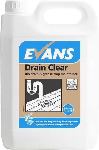 Evans Drain Clear Drain And Grease Trap Maintainer 5Ltr