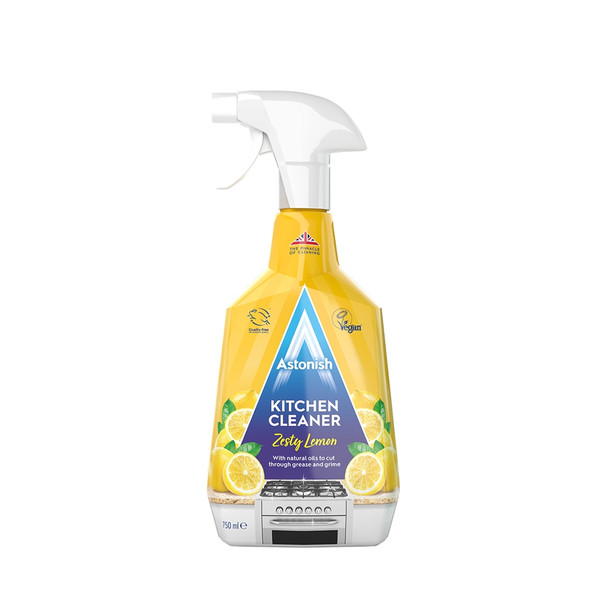 Astonish Zesty Lemon Kitchen Cleaner 750ml 12 Pack