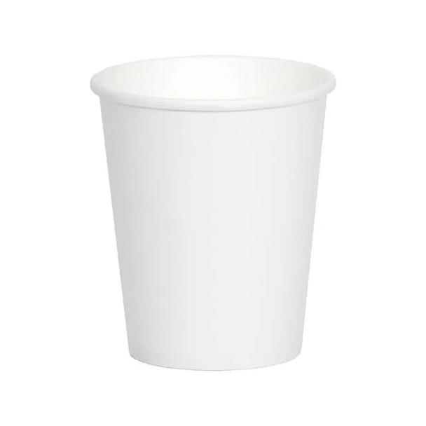50 Pack 6oz Single Wall Hot Cup White