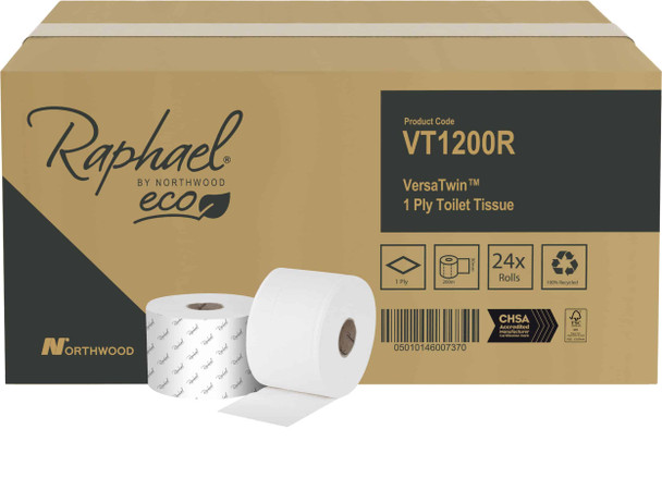 Raphael Versatwin 2 Ply Toilet Roll 24 Pack