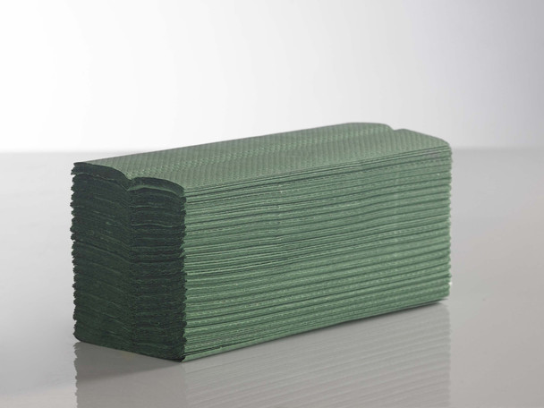 Hand Towels C Fold 1 Ply Green 2640 Pack