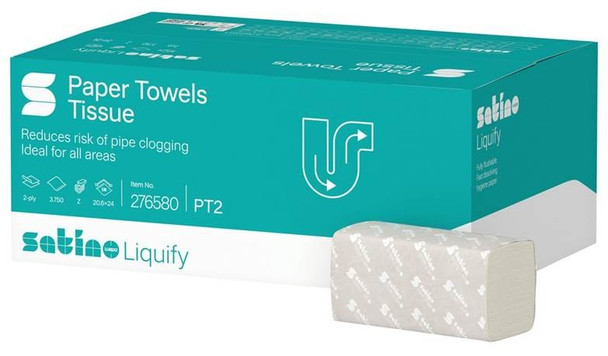 Wepa Santino - 2PLY Easy Flush Hand Towels