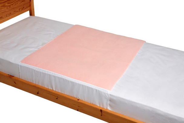 Pink Bedpad on a bed