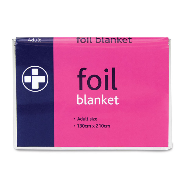 Emergency Foil Blanket Adult 130cm x 210cm in a box