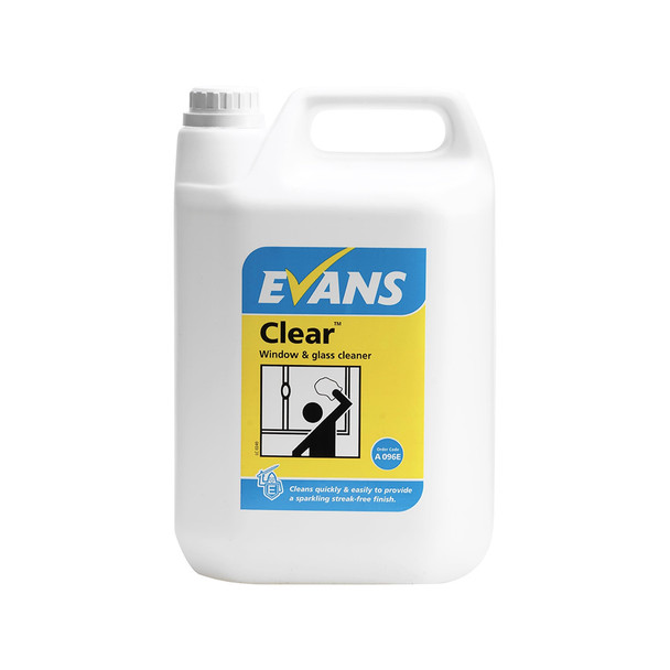 Evans Glass and Steel Cleaner 5ltr Bottle