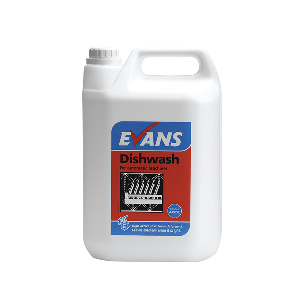 Evans Dishwasher Liquid 5ltr Bottle