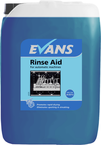 Evans Rinse Aid 20ltr Bottle